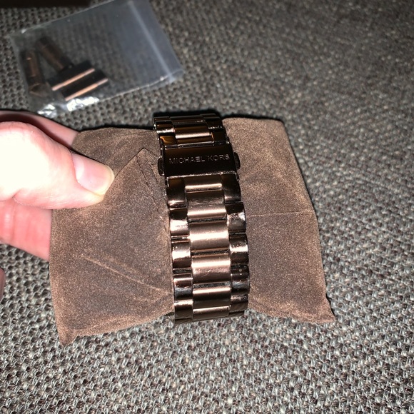 Chocolate/bronze Michael Kors Women’s Watch - Picture 3 of 3
